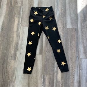 Nanette Lepore Gold Star print leggings size XS